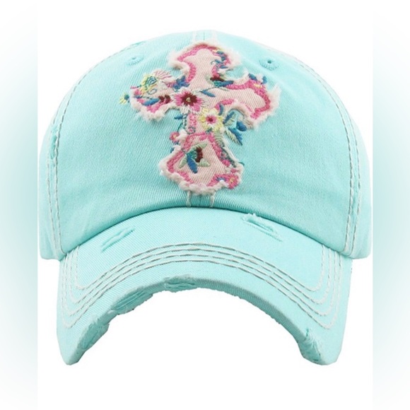 NWT! God is Good Y’all & Cross Baseball Caps - Picture 4 of 4